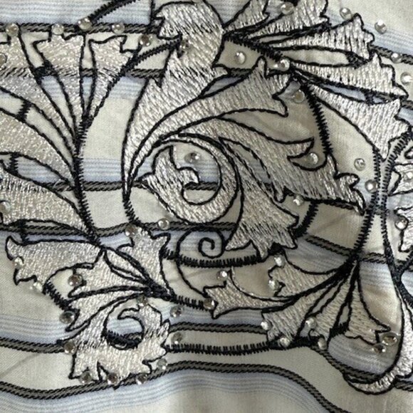 Lamasini Men's Button Up Western Cowboy Long Sleeve Y2K Shirt Large - Picture 3 of 13